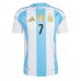 Argentina Rodrigo De Paul #7 Replica Home Shirt Copa America 2024 Short Sleeve